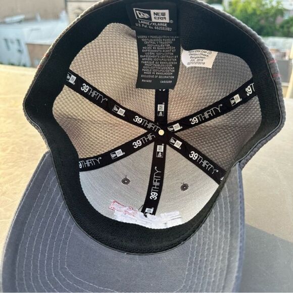 NWT Sky Quest Gray Baseball Hat size Large/XL ballcap luxury private jet mesh - Picture 3 of 3